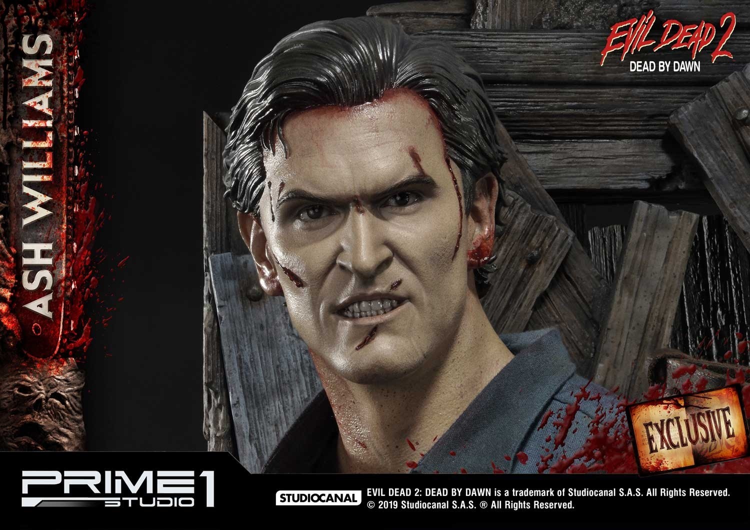 Evil Dead 2: Dead By Dawn - Ash Williams - Museum Masterline Series  (MMED2-01EX) - 1/3 - EX Version (Prime 1 Studio) photo 7