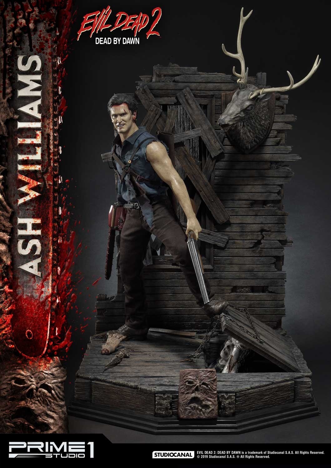 Evil Dead 2: Dead By Dawn - Ash Williams - Museum Masterline Series  (MMED2-01EX) - 1/3 - EX Version (Prime 1 Studio) photo 14