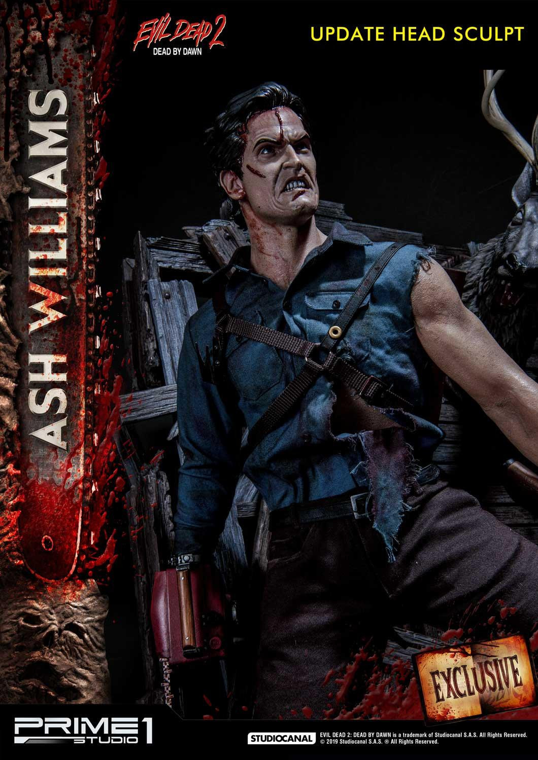 Evil Dead 2: Dead By Dawn - Ash Williams - Museum Masterline Series  (MMED2-01EX) - 1/3 - EX Version (Prime 1 Studio) photo 19