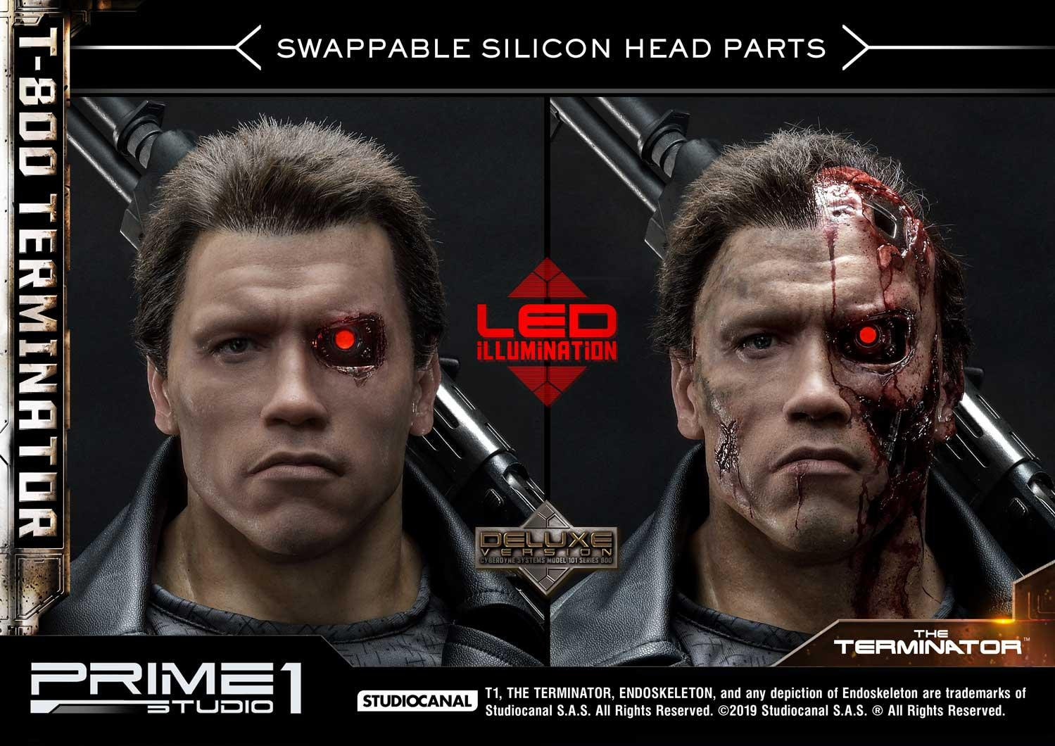 The Terminator - T-800 - High Definition Museum Masterline Black Label  (HDMMBLT1-02DX) - 1/2 - DX Version (Prime 1 Studio) photo 4