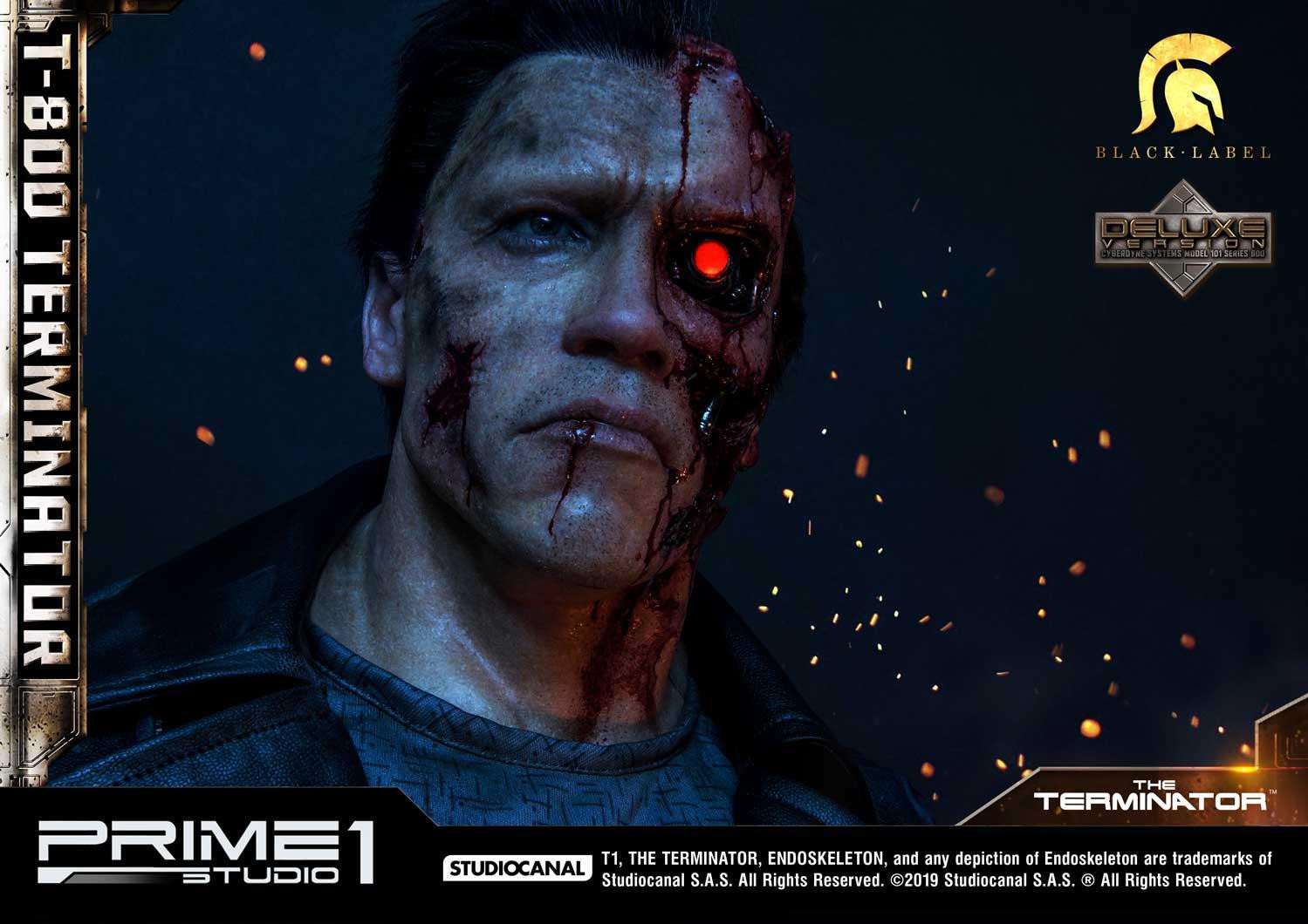 The Terminator - T-800 - High Definition Museum Masterline Black Label  (HDMMBLT1-02DX) - 1/2 - DX Version (Prime 1 Studio) photo 5