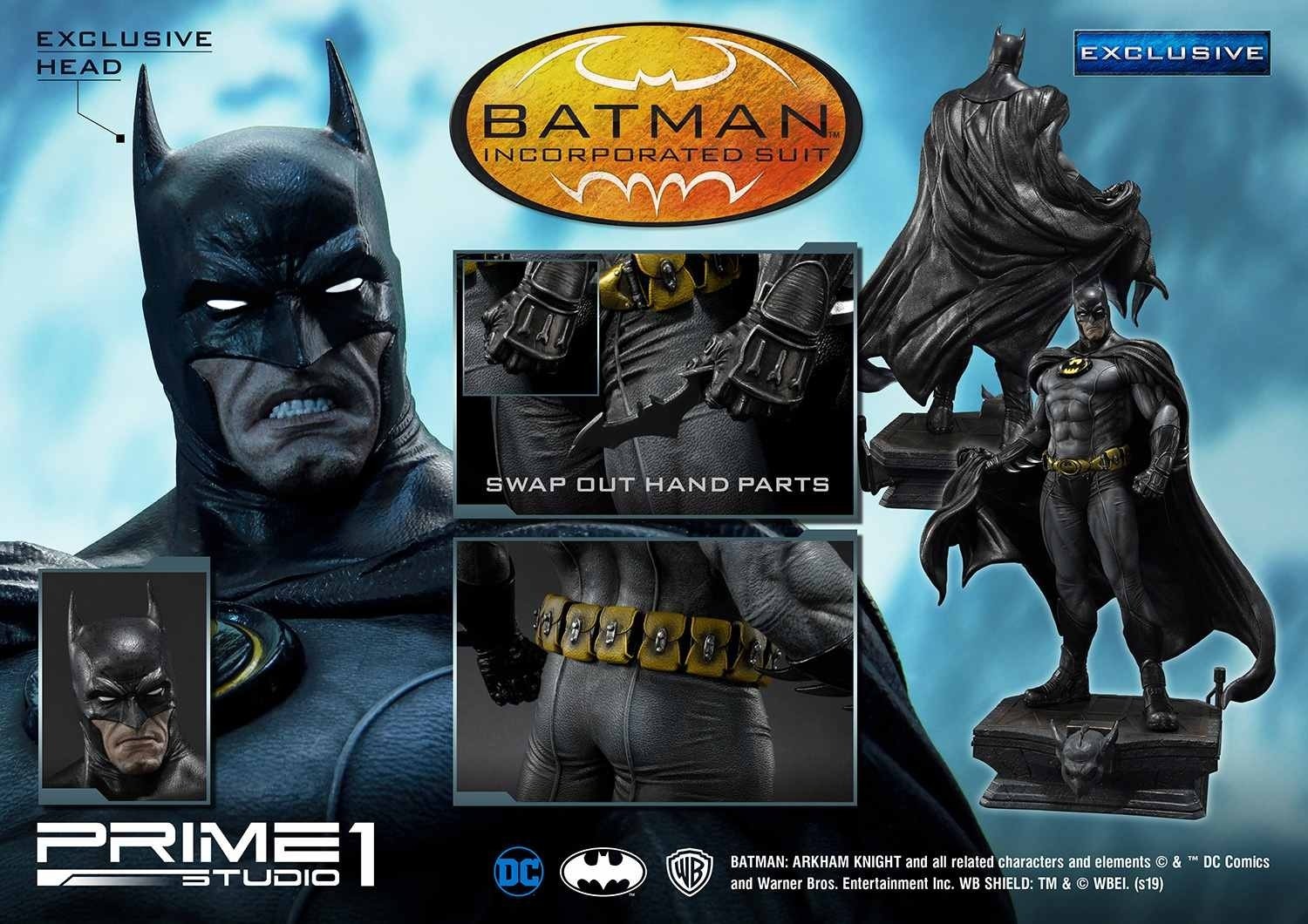 Batman: Arkham Knight - Batman - Concept Masterline  (CMDC-01EX) - 1/5 - Incorporated Suit, EX Version (Prime 1 Studio) photo 5