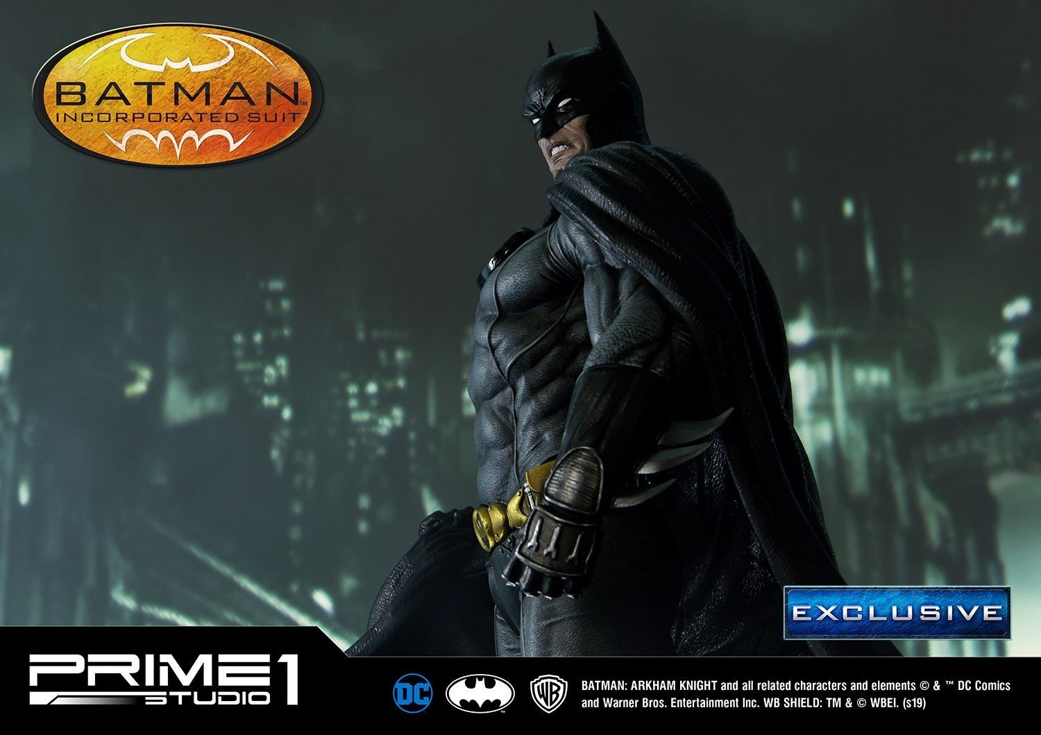Batman: Arkham Knight - Batman - Concept Masterline  (CMDC-01EX) - 1/5 - Incorporated Suit, EX Version (Prime 1 Studio) photo 17