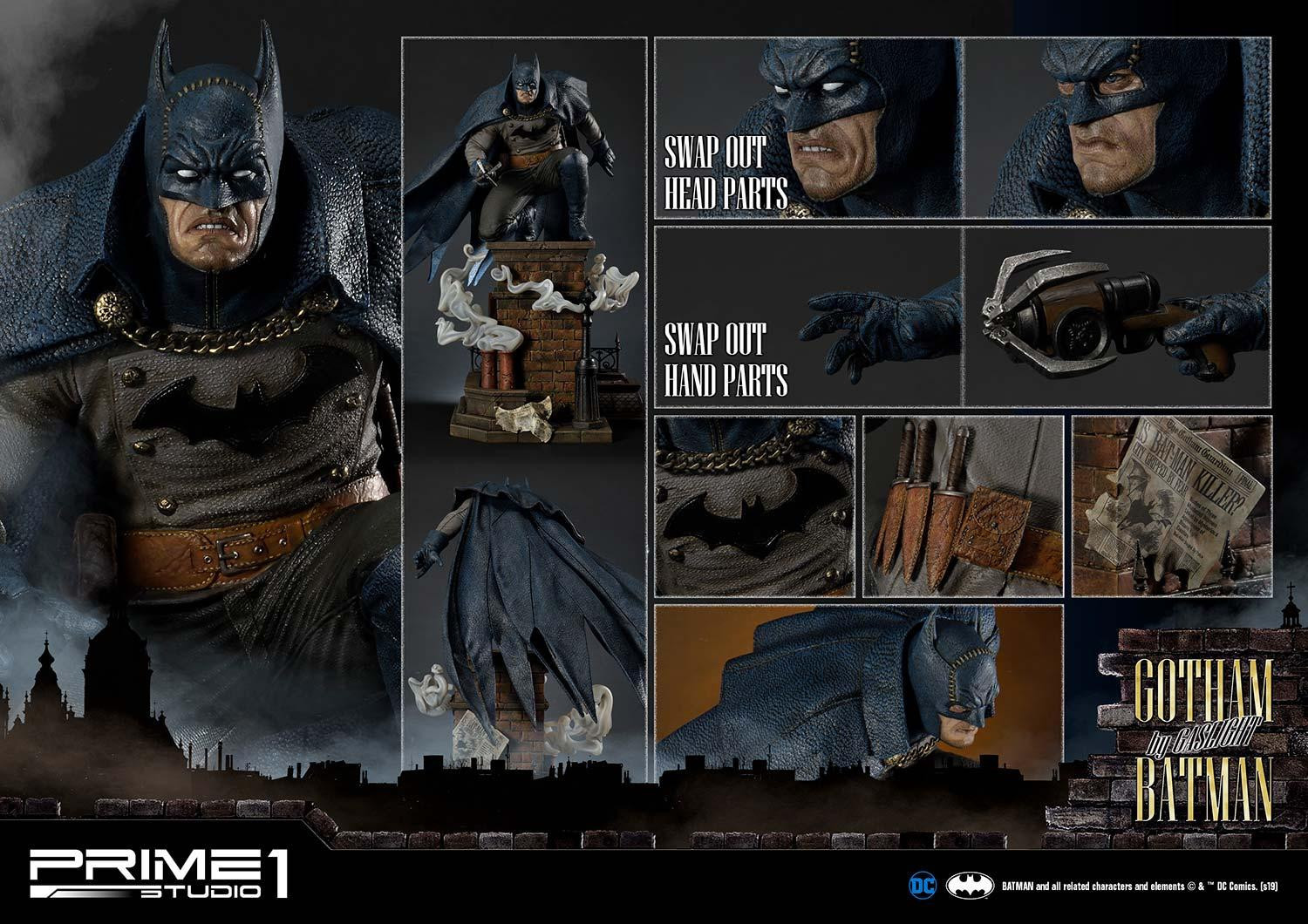 Batman: Arkham Origins - Batman - Concept Masterline (CMDC-03EX) - 1/5 - Gotham by Gaslight, Blue Ver., EX Version (Prime 1 Studio) photo 14