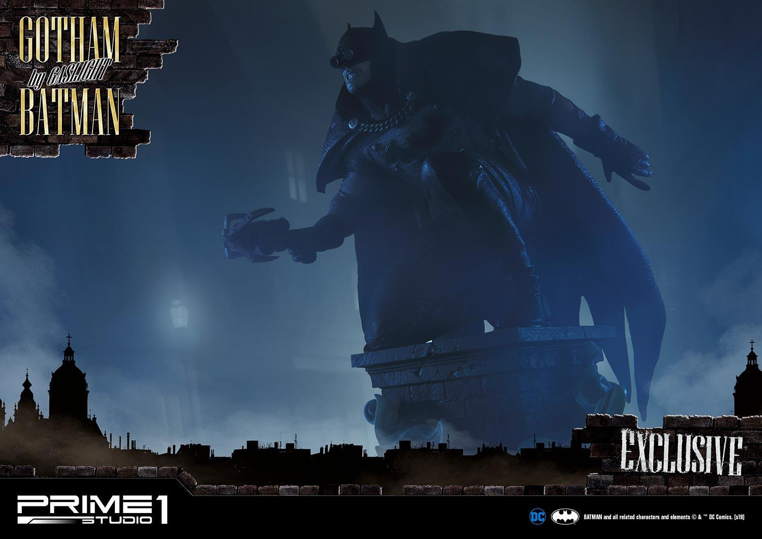 Batman: Arkham Origins - Batman - Concept Masterline (CMDC-03EX) - 1/5 - Gotham by Gaslight, Blue Ver., EX Version (Prime 1 Studio) photo 18