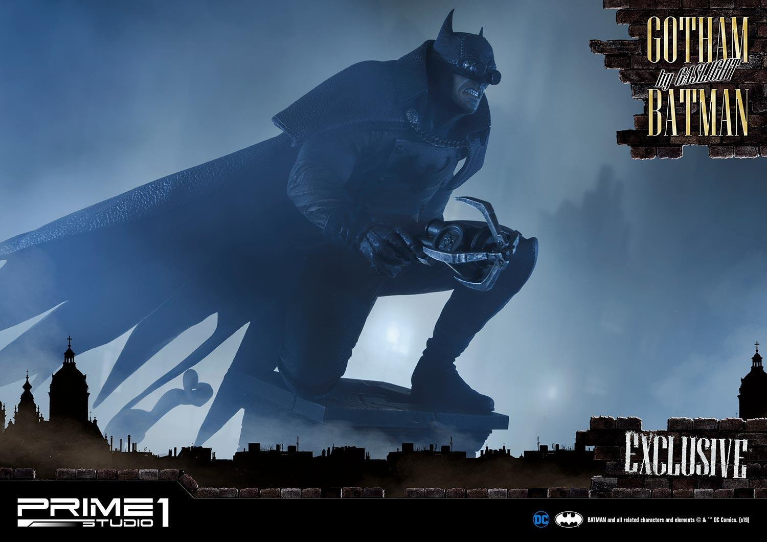 Batman: Arkham Origins - Batman - Concept Masterline (CMDC-03EX) - 1/5 - Gotham by Gaslight, Blue Ver., EX Version (Prime 1 Studio) photo 19