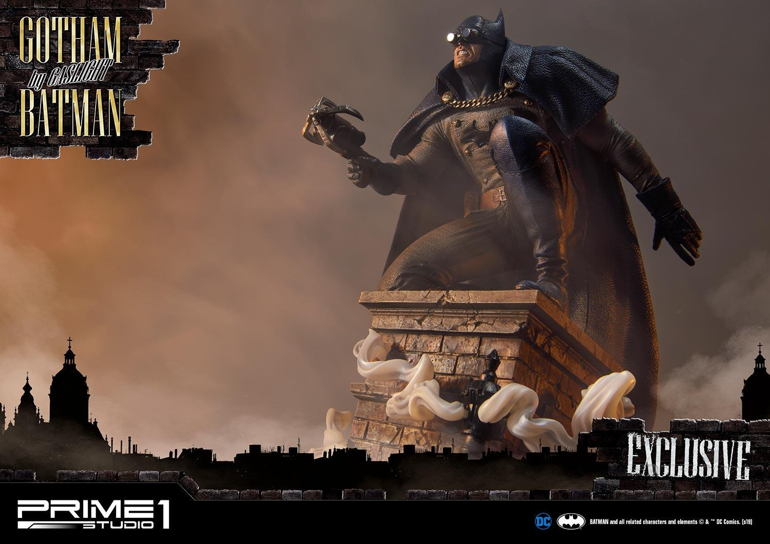 Batman: Arkham Origins - Batman - Concept Masterline (CMDC-03EX) - 1/5 - Gotham by Gaslight, Blue Ver., EX Version (Prime 1 Studio) photo 20