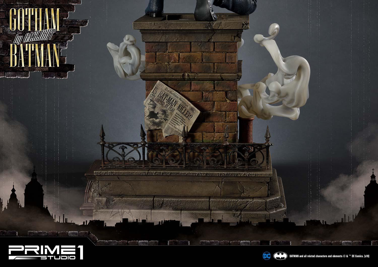 Batman: Arkham Origins - Batman - Concept Masterline (CMDC-03EX) - 1/5 - Gotham by Gaslight, Blue Ver., EX Version (Prime 1 Studio) photo 48