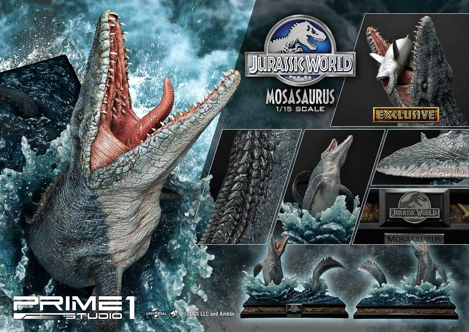 Jurassic World - Mosasaurus - Legacy Museum Collection (LMCJW2-06EX) - 1/15 - EX Version (Prime 1 Studio) photo 22