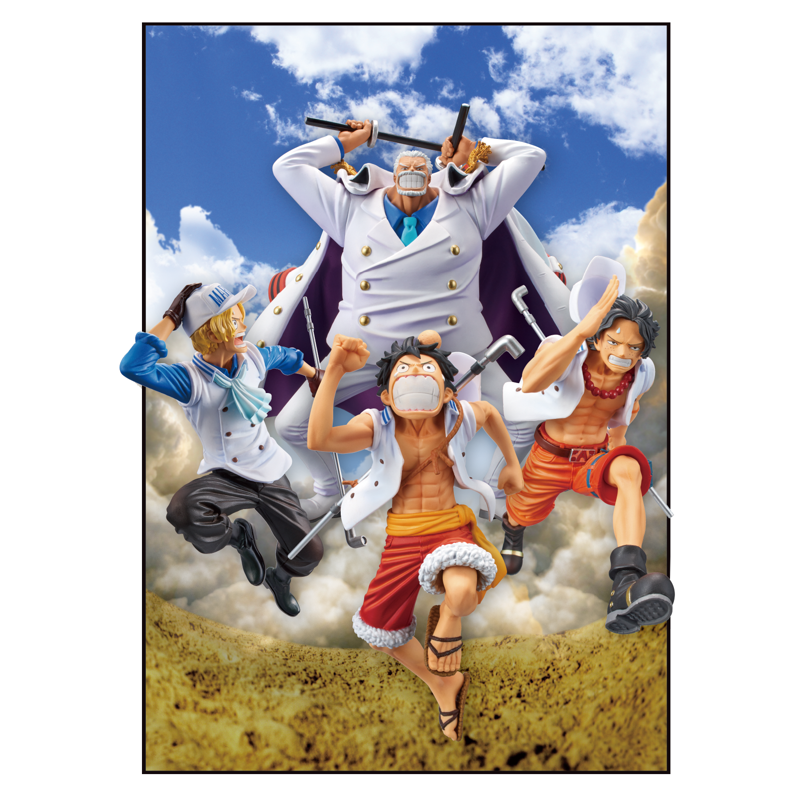 One Piece - Portgas D. Ace - One Piece Magazine Figure - One Piece Magazine Figure ~ Yume no Ichimai #1~ - Special Color (Bandai Spirits) photo 2
