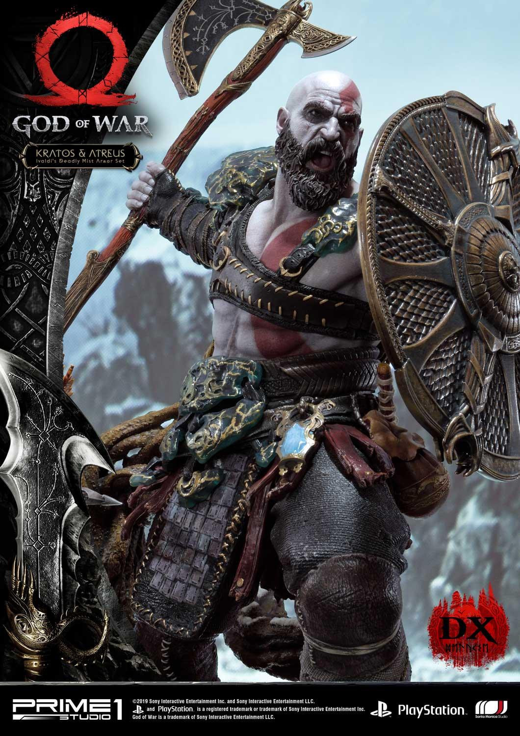 God of War (2018) - Atreus - Kratos - Mimir - Ultimate Premium Masterline  (UPMGOW-02DX) - 1/4 - Ivaldi's Deadly Mist Armor set, DX Version (Prime 1 Studio) photo 5