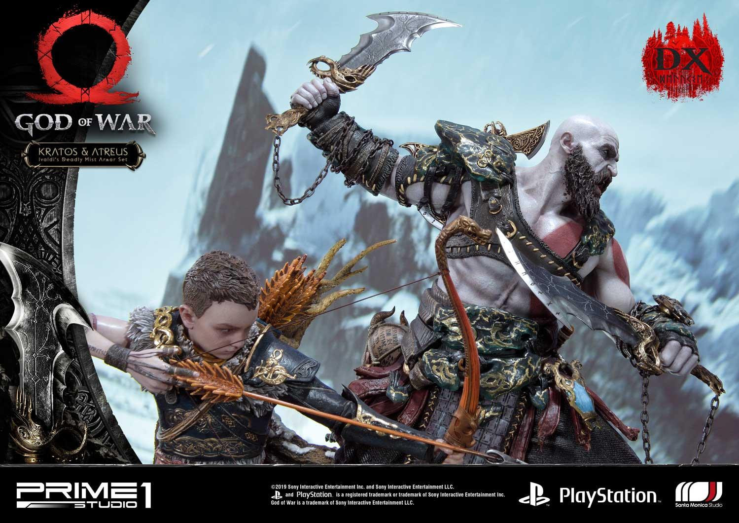 God of War (2018) - Atreus - Kratos - Mimir - Ultimate Premium Masterline  (UPMGOW-02DX) - 1/4 - Ivaldi's Deadly Mist Armor set, DX Version (Prime 1 Studio) photo 10