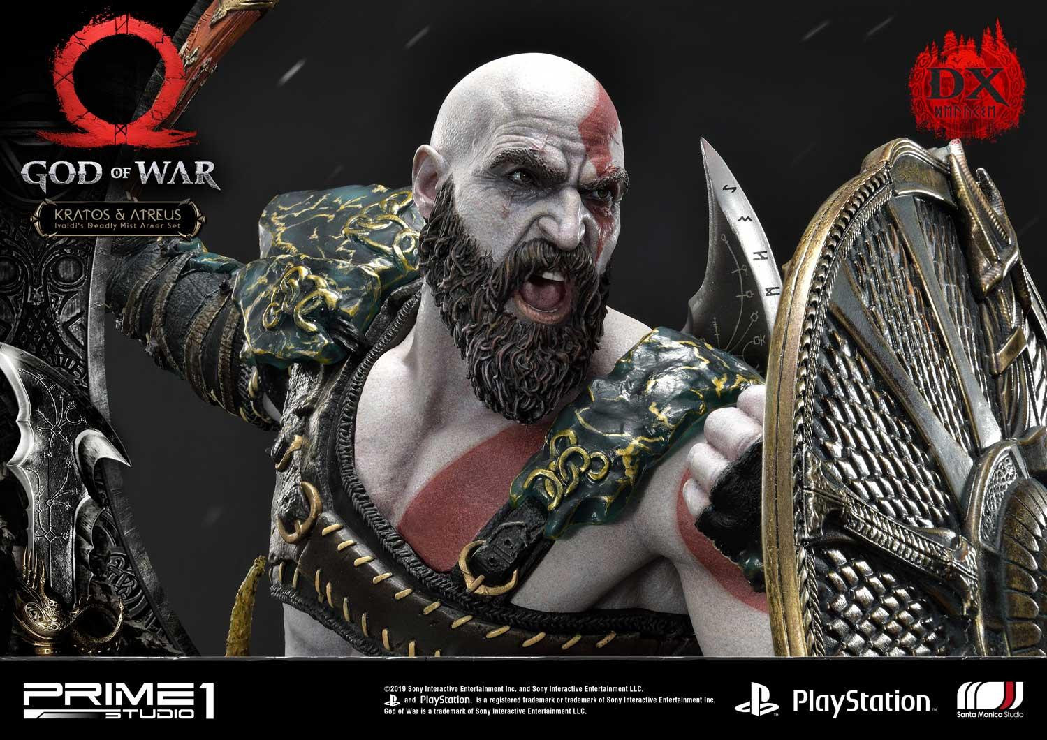 God of War (2018) - Atreus - Kratos - Mimir - Ultimate Premium Masterline  (UPMGOW-02DX) - 1/4 - Ivaldi's Deadly Mist Armor set, DX Version (Prime 1 Studio) photo 11
