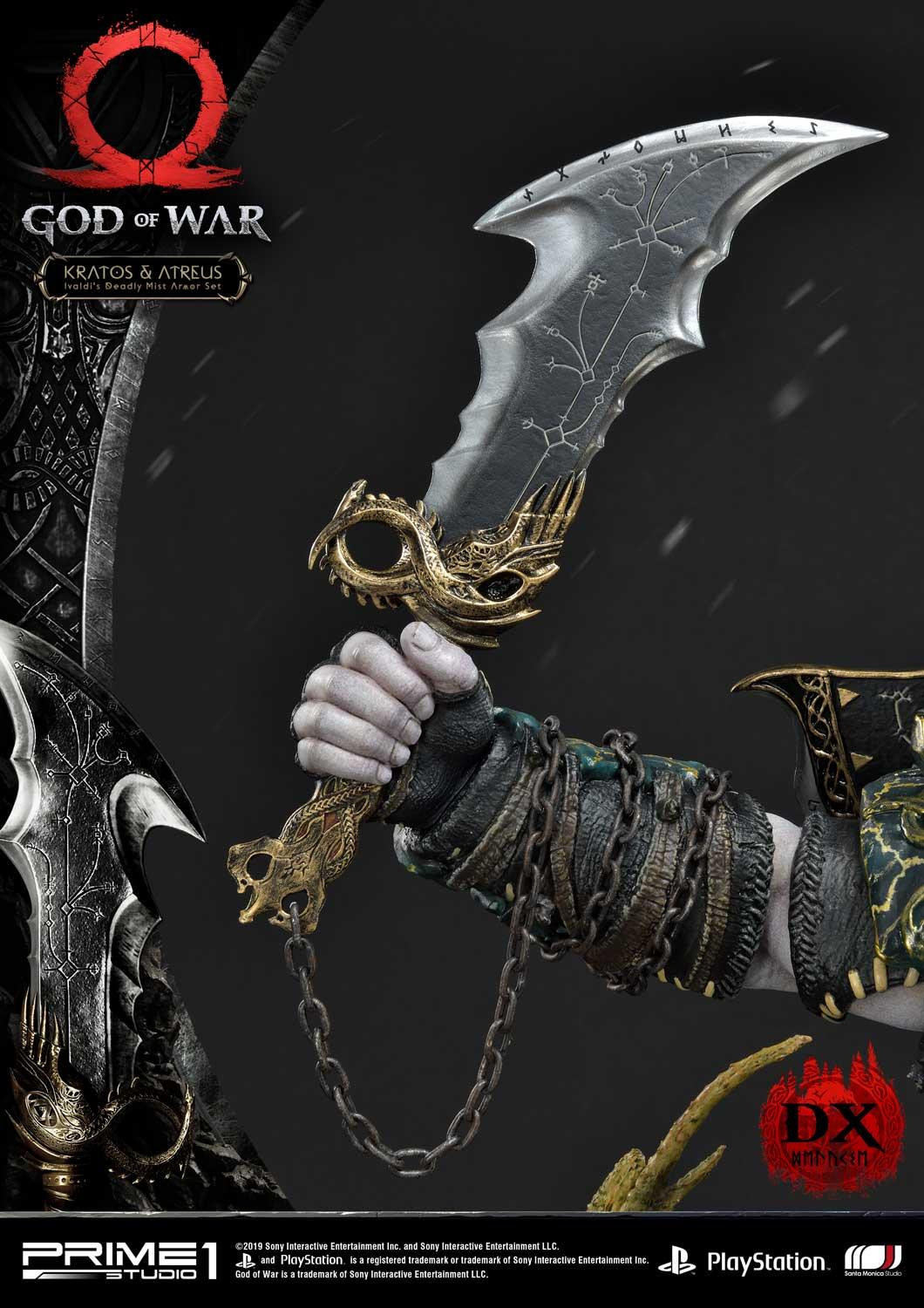 God of War (2018) - Atreus - Kratos - Mimir - Ultimate Premium Masterline  (UPMGOW-02DX) - 1/4 - Ivaldi's Deadly Mist Armor set, DX Version (Prime 1 Studio) photo 12