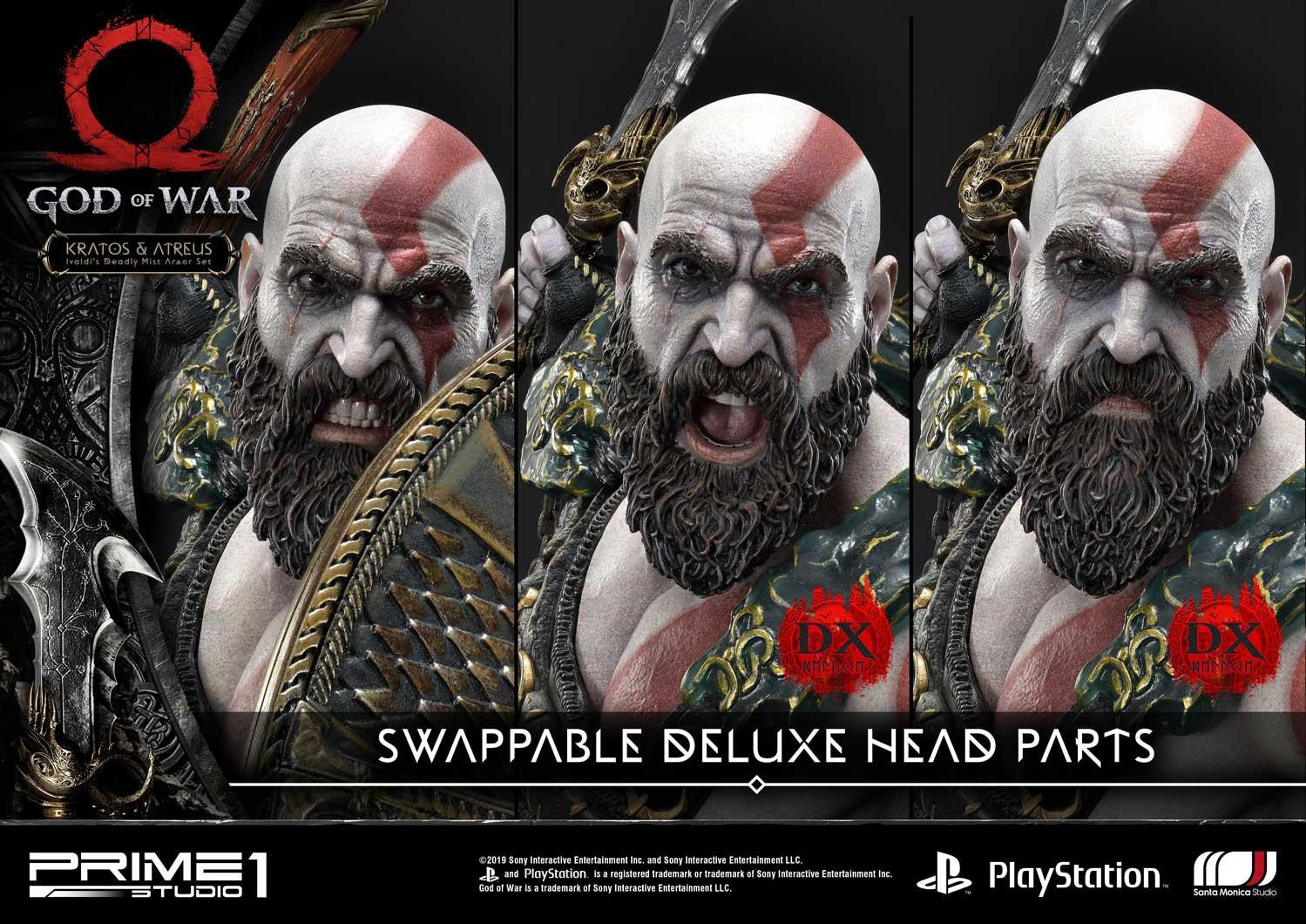 God of War (2018) - Atreus - Kratos - Mimir - Ultimate Premium Masterline  (UPMGOW-02DX) - 1/4 - Ivaldi's Deadly Mist Armor set, DX Version (Prime 1 Studio) photo 14