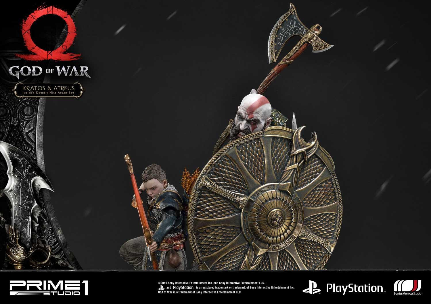 God of War (2018) - Atreus - Kratos - Mimir - Ultimate Premium Masterline  (UPMGOW-02DX) - 1/4 - Ivaldi's Deadly Mist Armor set, DX Version (Prime 1 Studio) photo 27