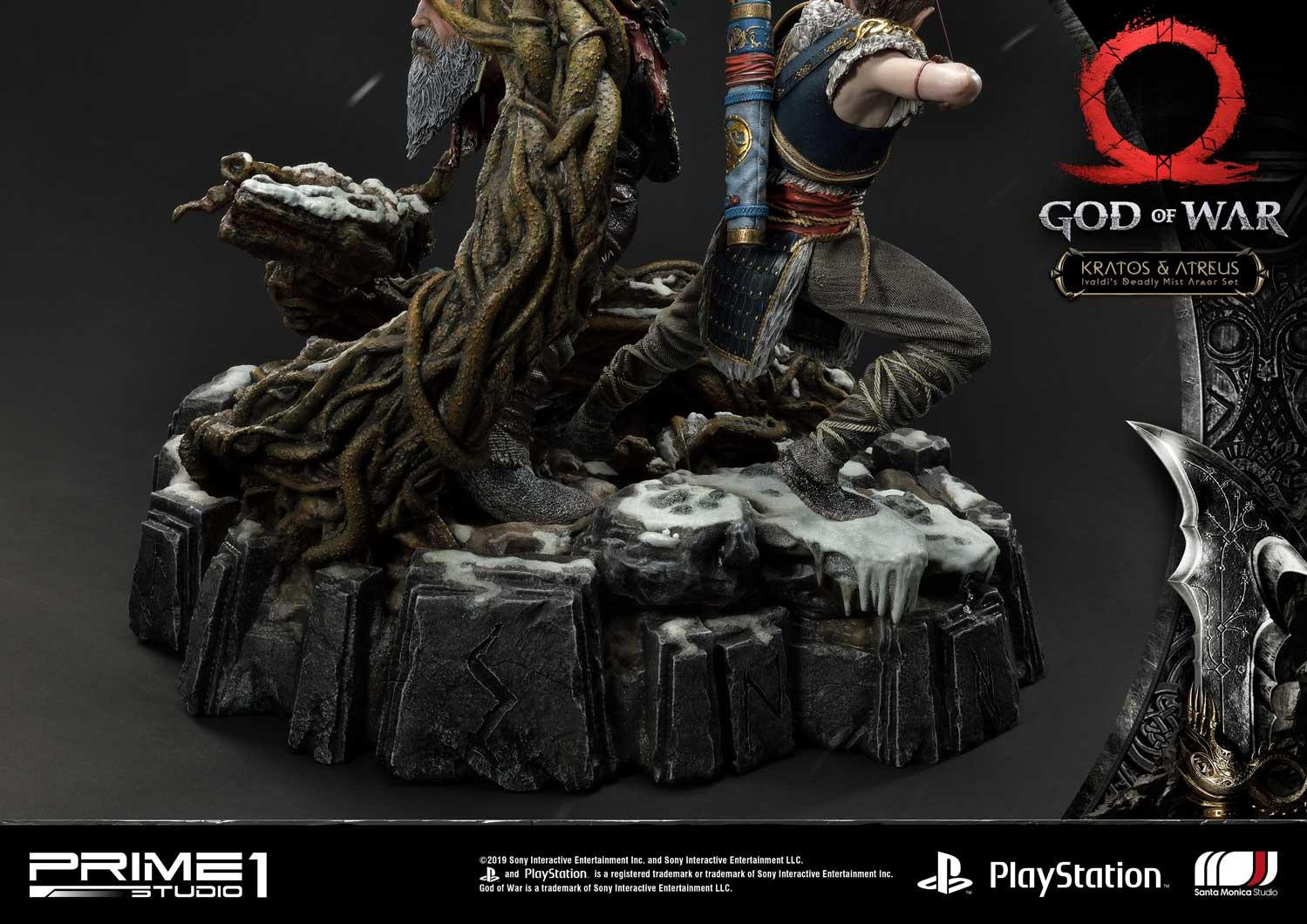God of War (2018) - Atreus - Kratos - Mimir - Ultimate Premium Masterline  (UPMGOW-02DX) - 1/4 - Ivaldi's Deadly Mist Armor set, DX Version (Prime 1 Studio) photo 28