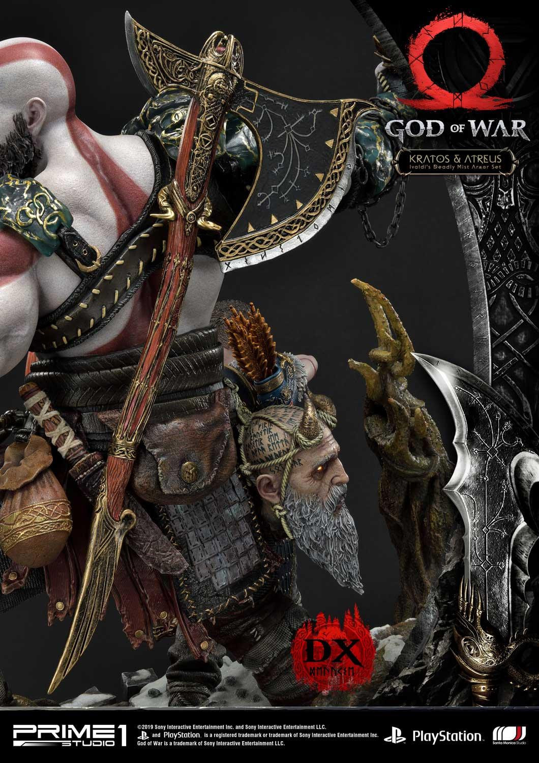 God of War (2018) - Atreus - Kratos - Mimir - Ultimate Premium Masterline  (UPMGOW-02DX) - 1/4 - Ivaldi's Deadly Mist Armor set, DX Version (Prime 1 Studio) photo 29