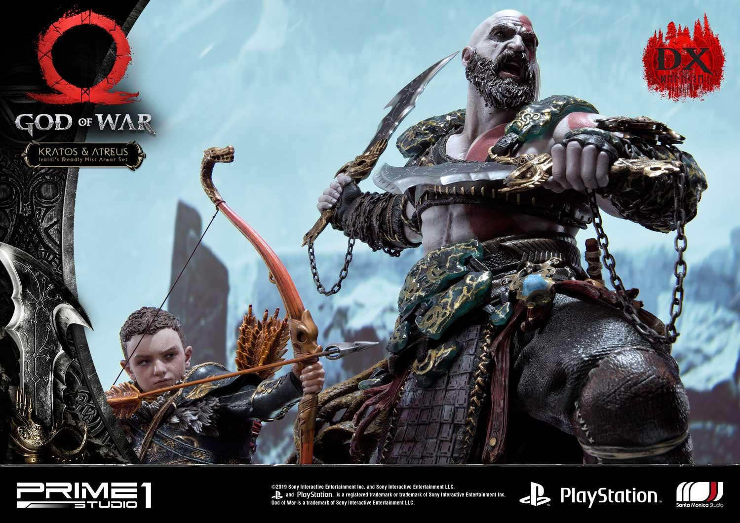 God of War (2018) - Atreus - Kratos - Mimir - Ultimate Premium Masterline  (UPMGOW-02DX) - 1/4 - Ivaldi's Deadly Mist Armor set, DX Version (Prime 1 Studio) photo 30