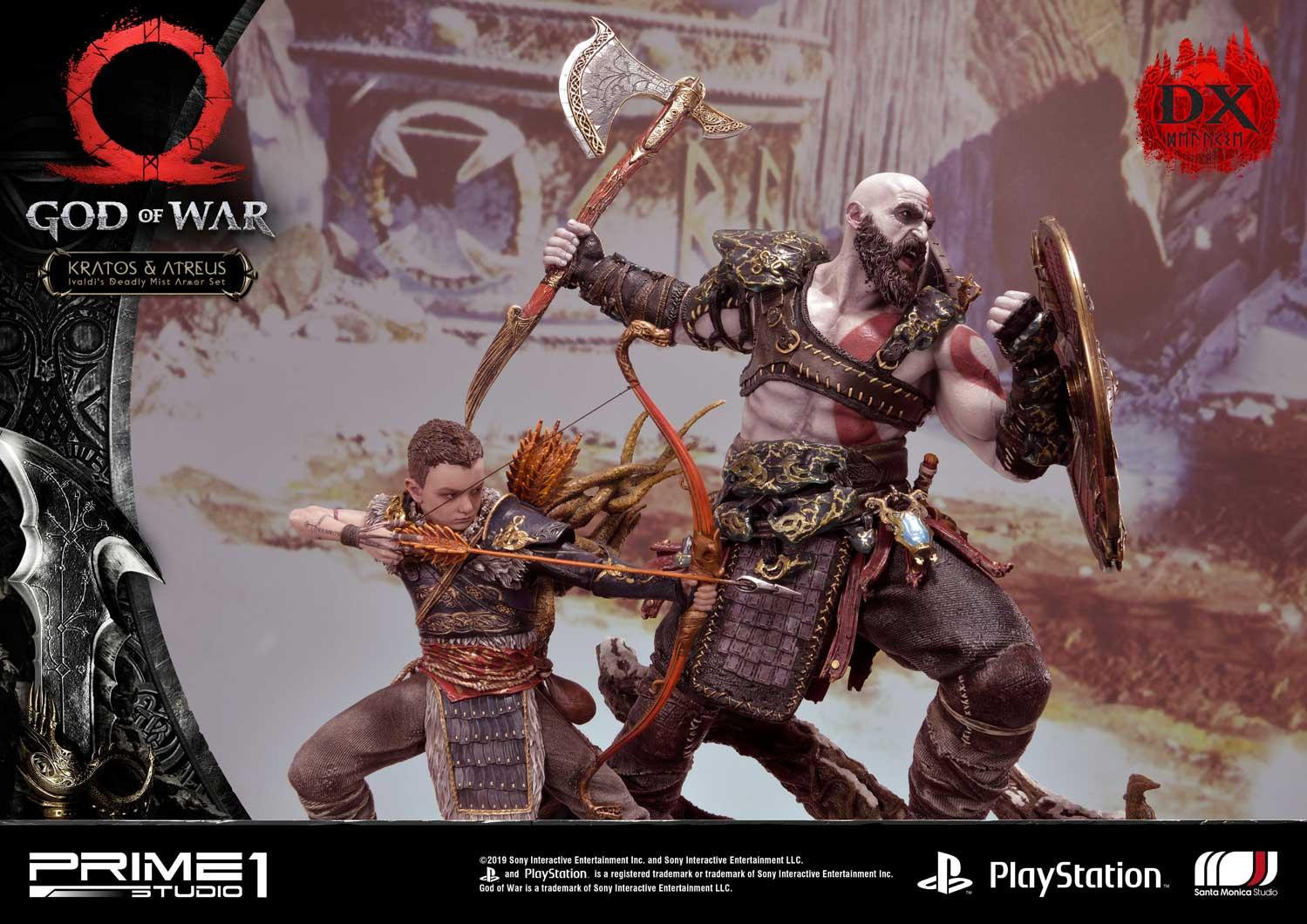 God of War (2018) - Atreus - Kratos - Mimir - Ultimate Premium Masterline  (UPMGOW-02DX) - 1/4 - Ivaldi's Deadly Mist Armor set, DX Version (Prime 1 Studio) photo 34