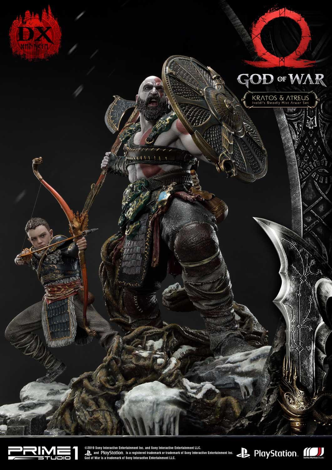 God of War (2018) - Atreus - Kratos - Mimir - Ultimate Premium Masterline  (UPMGOW-02DX) - 1/4 - Ivaldi's Deadly Mist Armor set, DX Version (Prime 1 Studio) photo 36
