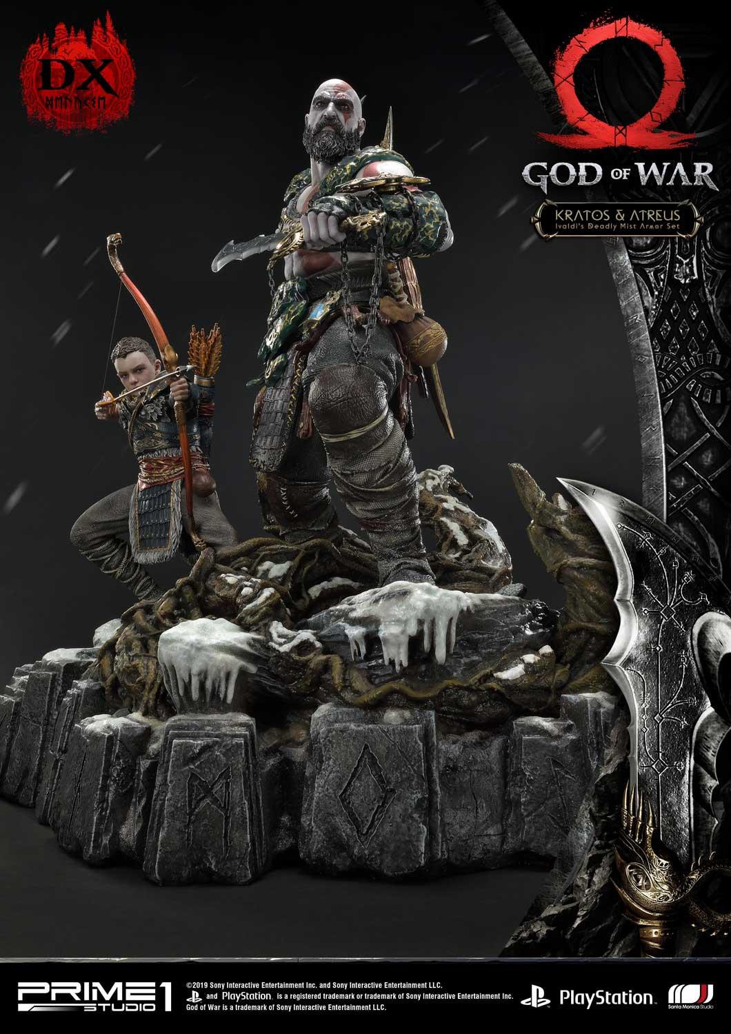 God of War (2018) - Atreus - Kratos - Mimir - Ultimate Premium Masterline  (UPMGOW-02DX) - 1/4 - Ivaldi's Deadly Mist Armor set, DX Version (Prime 1 Studio) photo 39