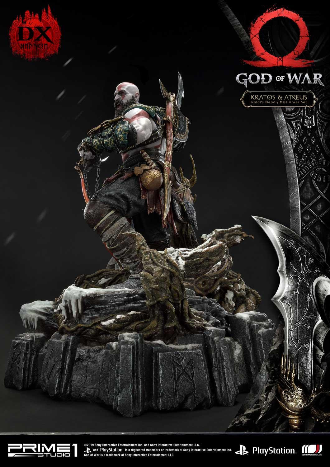 God of War (2018) - Atreus - Kratos - Mimir - Ultimate Premium Masterline  (UPMGOW-02DX) - 1/4 - Ivaldi's Deadly Mist Armor set, DX Version (Prime 1 Studio) photo 40