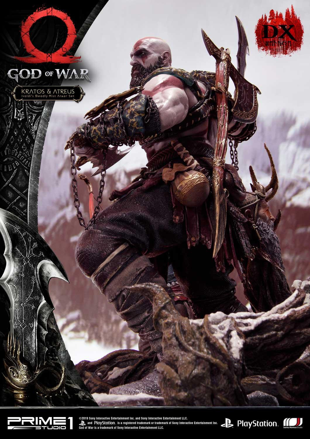 God of War (2018) - Atreus - Kratos - Mimir - Ultimate Premium Masterline  (UPMGOW-02DX) - 1/4 - Ivaldi's Deadly Mist Armor set, DX Version (Prime 1 Studio) photo 41