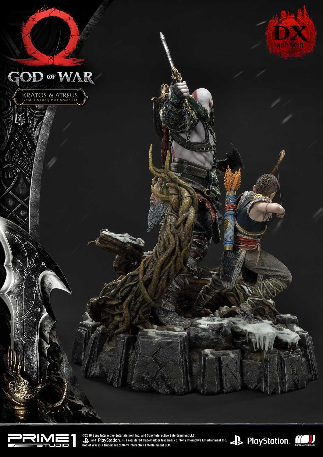 God of War (2018) - Atreus - Kratos - Mimir - Ultimate Premium Masterline  (UPMGOW-02DX) - 1/4 - Ivaldi's Deadly Mist Armor set, DX Version (Prime 1 Studio) photo 43