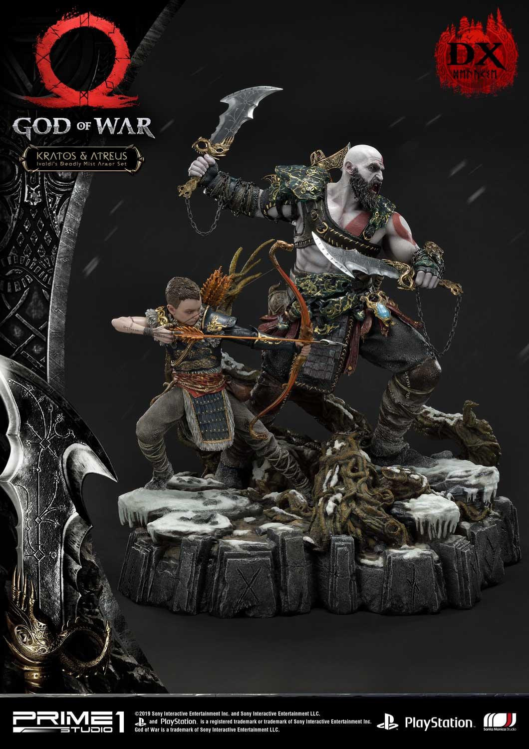 God of War (2018) - Atreus - Kratos - Mimir - Ultimate Premium Masterline  (UPMGOW-02DX) - 1/4 - Ivaldi's Deadly Mist Armor set, DX Version (Prime 1 Studio) photo 44