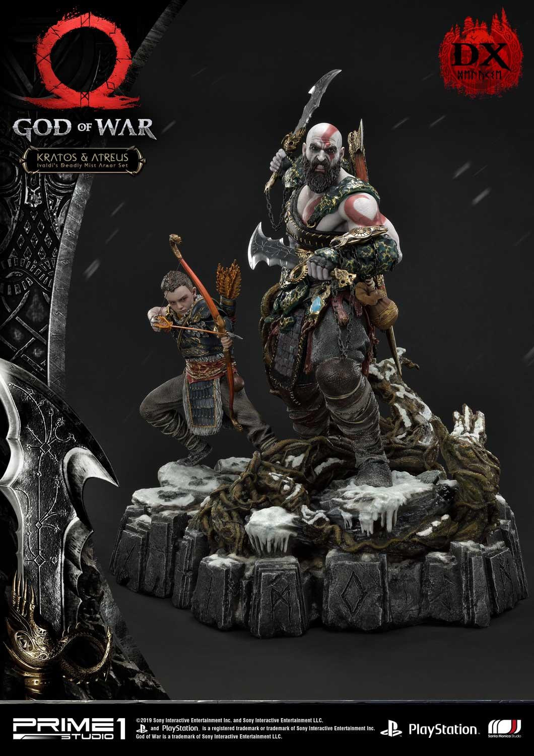 God of War (2018) - Atreus - Kratos - Mimir - Ultimate Premium Masterline  (UPMGOW-02DX) - 1/4 - Ivaldi's Deadly Mist Armor set, DX Version (Prime 1 Studio) photo 45