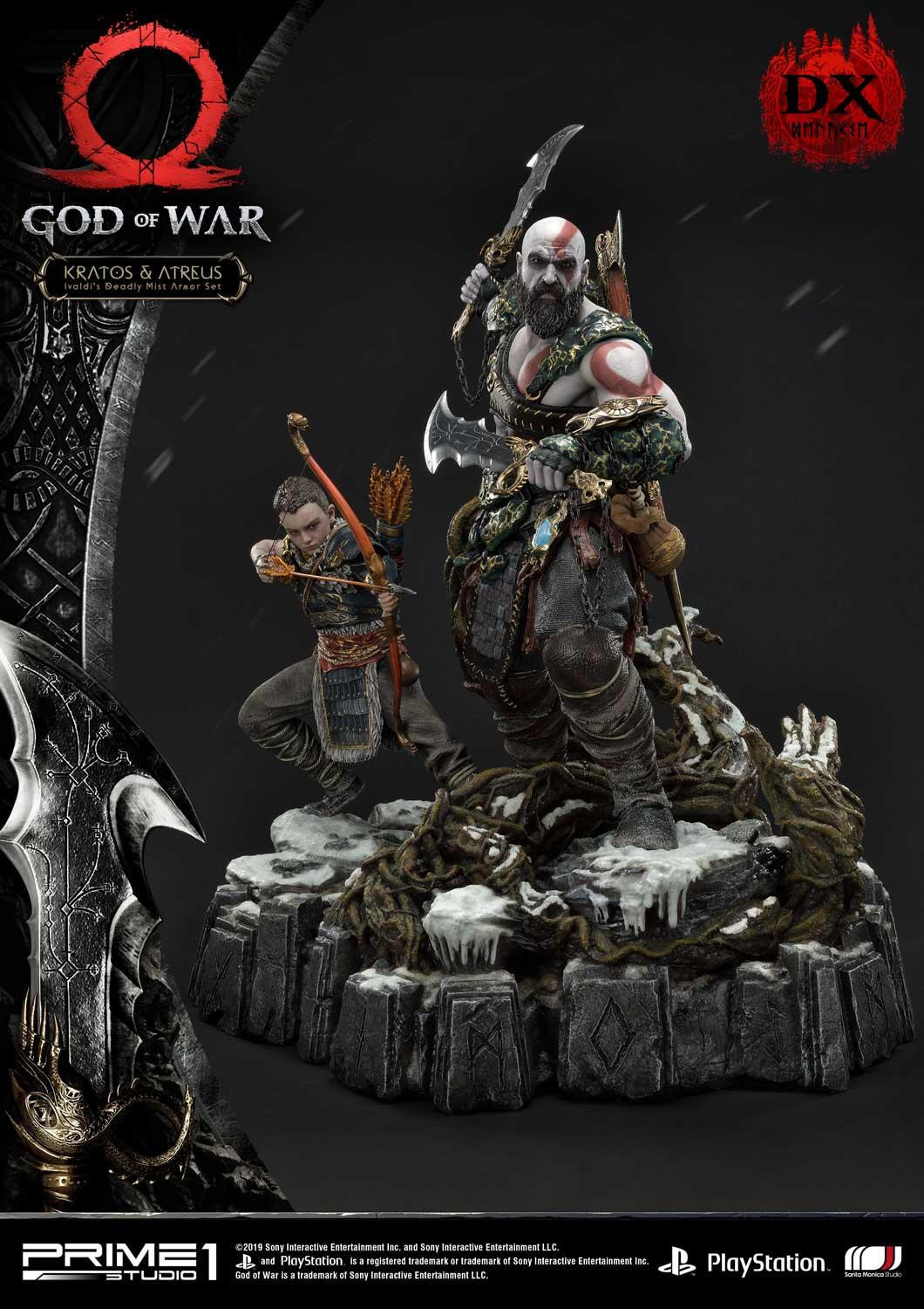 God of War (2018) - Atreus - Kratos - Mimir - Ultimate Premium Masterline  (UPMGOW-02DX) - 1/4 - Ivaldi's Deadly Mist Armor set, DX Version (Prime 1 Studio) photo 46