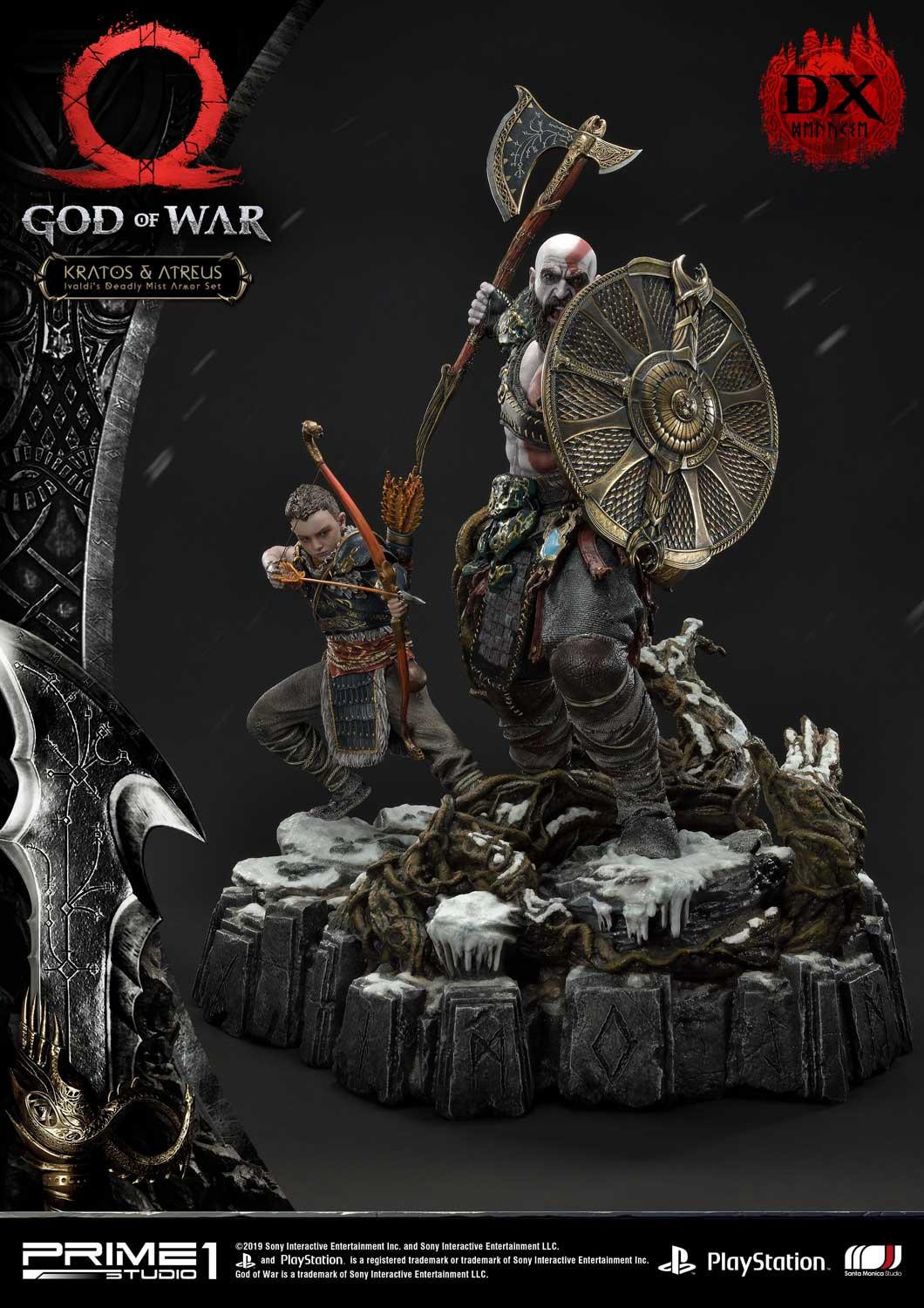 God of War (2018) - Atreus - Kratos - Mimir - Ultimate Premium Masterline  (UPMGOW-02DX) - 1/4 - Ivaldi's Deadly Mist Armor set, DX Version (Prime 1 Studio) photo 49