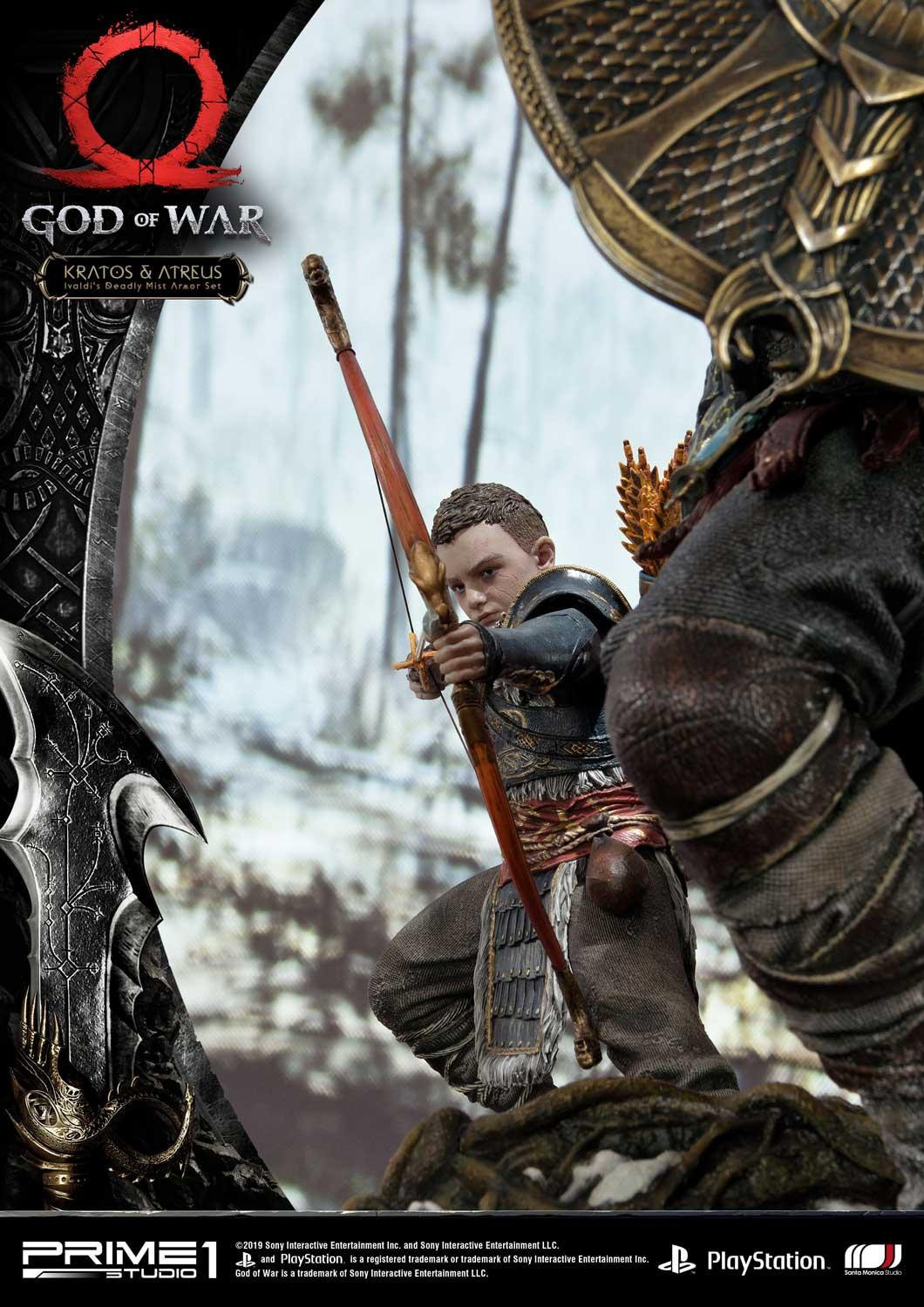 God of War (2018) - Atreus - Kratos - Mimir - Ultimate Premium Masterline  (UPMGOW-02DX) - 1/4 - Ivaldi's Deadly Mist Armor set, DX Version (Prime 1 Studio) photo 61