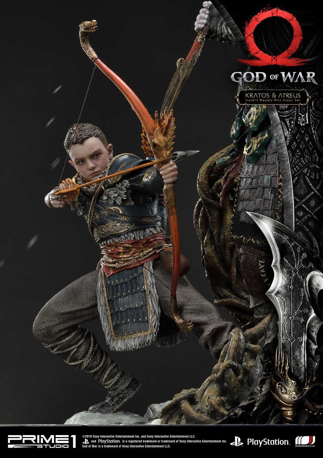 God of War (2018) - Atreus - Kratos - Mimir - Ultimate Premium Masterline  (UPMGOW-02DX) - 1/4 - Ivaldi's Deadly Mist Armor set, DX Version (Prime 1 Studio) photo 70