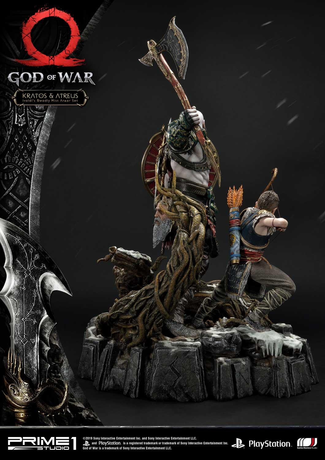 God of War (2018) - Atreus - Kratos - Mimir - Ultimate Premium Masterline  (UPMGOW-02DX) - 1/4 - Ivaldi's Deadly Mist Armor set, DX Version (Prime 1 Studio) photo 72