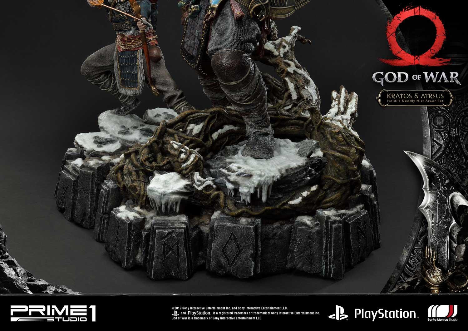 God of War (2018) - Atreus - Kratos - Mimir - Ultimate Premium Masterline  (UPMGOW-02DX) - 1/4 - Ivaldi's Deadly Mist Armor set, DX Version (Prime 1 Studio) photo 77