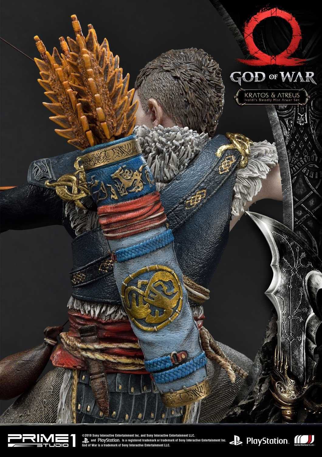 God of War (2018) - Atreus - Kratos - Mimir - Ultimate Premium Masterline  (UPMGOW-02DX) - 1/4 - Ivaldi's Deadly Mist Armor set, DX Version (Prime 1 Studio) photo 96