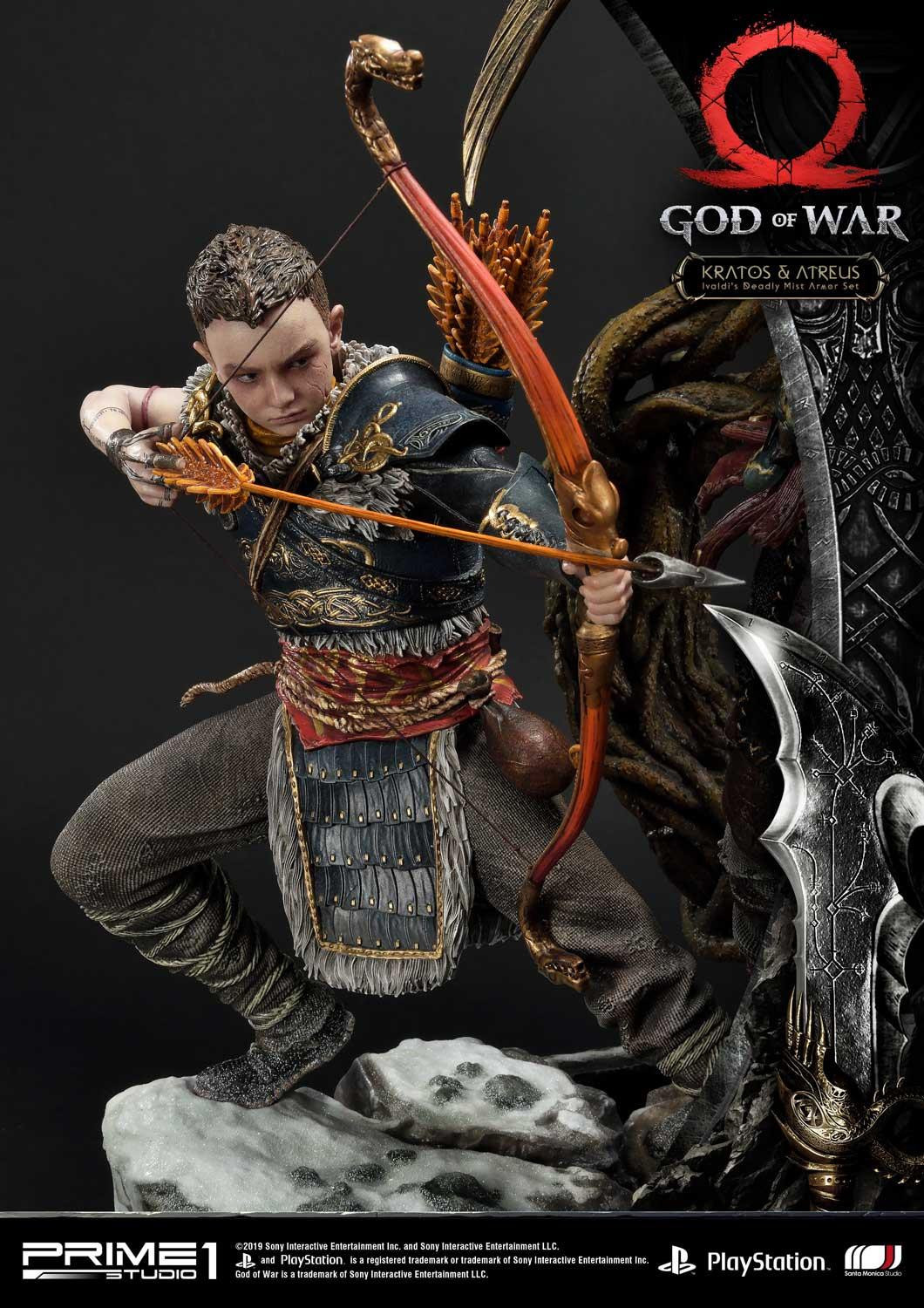 God of War (2018) - Atreus - Kratos - Mimir - Ultimate Premium Masterline  (UPMGOW-02DX) - 1/4 - Ivaldi's Deadly Mist Armor set, DX Version (Prime 1 Studio) photo 99