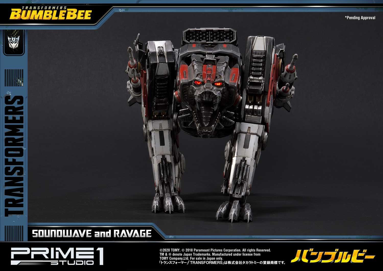 Bumblebee (2018) - Jaguar - Soundwave - Museum Masterline Series (MMTFM-27EX) - EX Version (Prime 1 Studio) photo 2