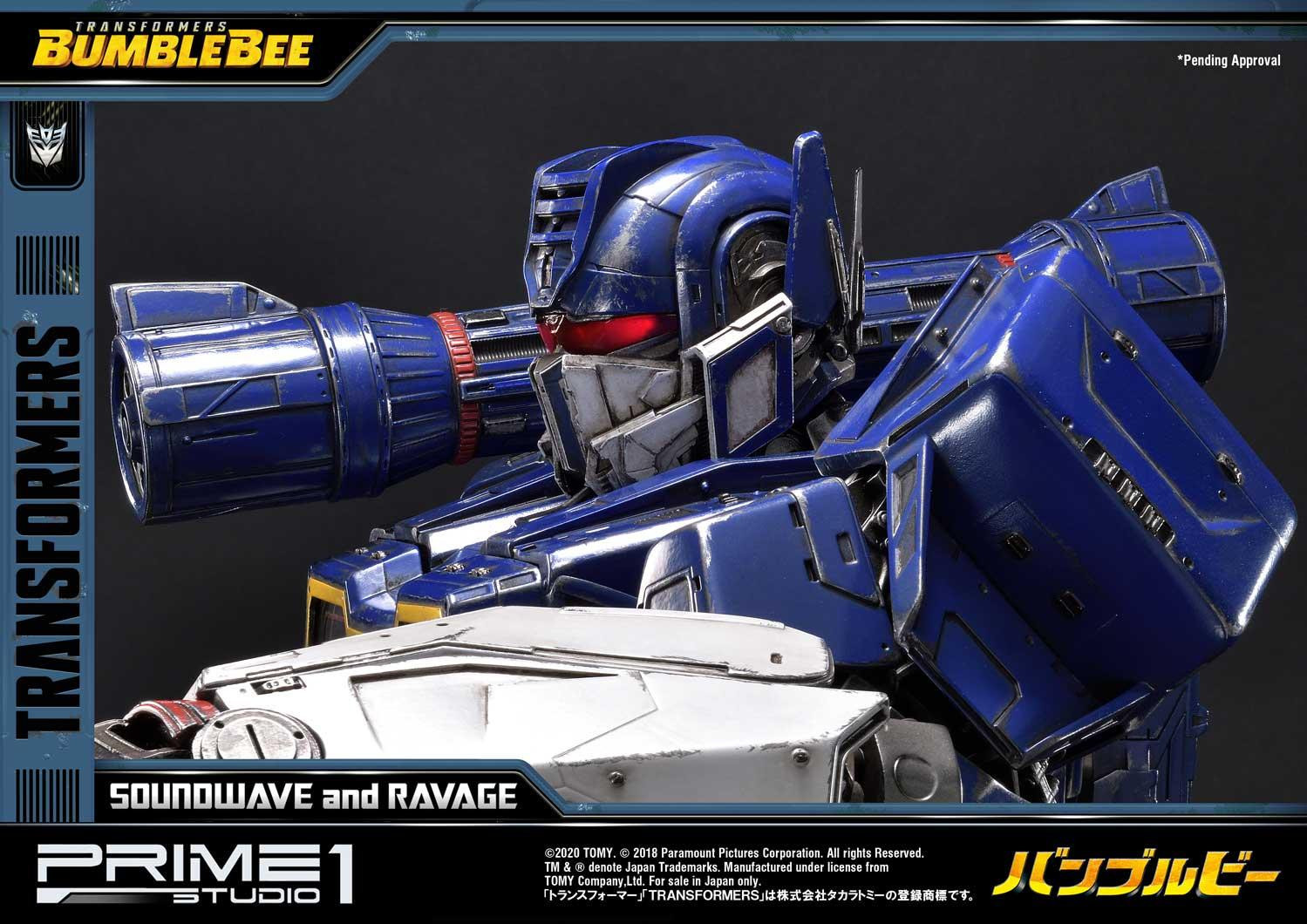 Bumblebee (2018) - Jaguar - Soundwave - Museum Masterline Series (MMTFM-27EX) - EX Version (Prime 1 Studio) photo 6