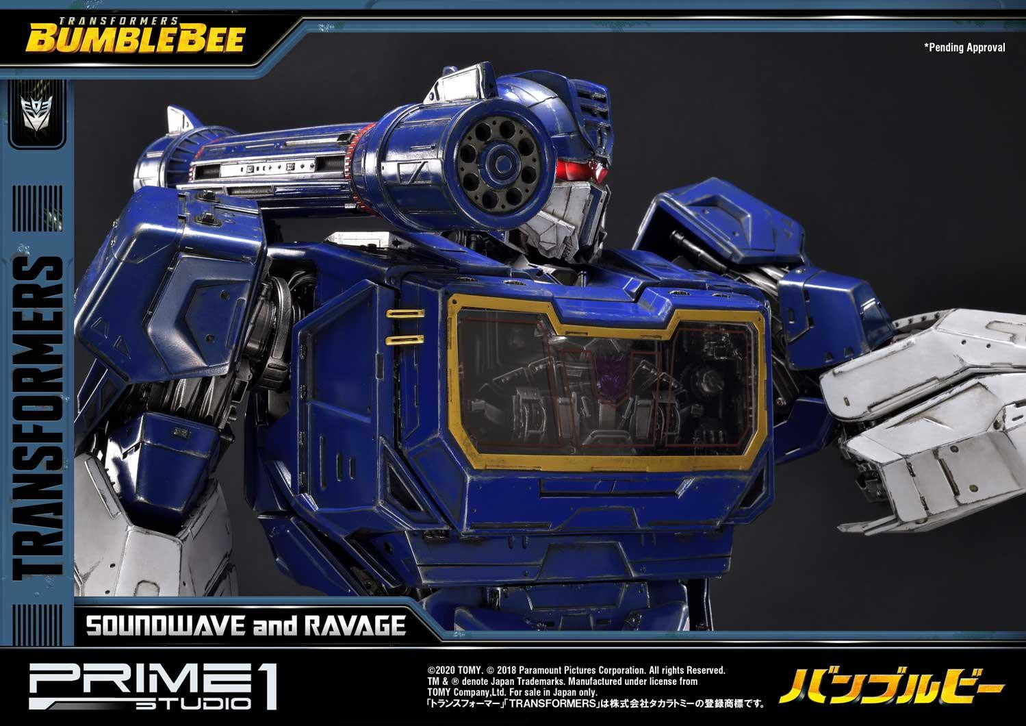Bumblebee (2018) - Jaguar - Soundwave - Museum Masterline Series (MMTFM-27EX) - EX Version (Prime 1 Studio) photo 15