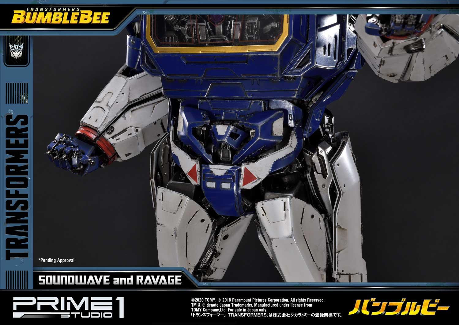 Bumblebee (2018) - Jaguar - Soundwave - Museum Masterline Series (MMTFM-27EX) - EX Version (Prime 1 Studio) photo 18