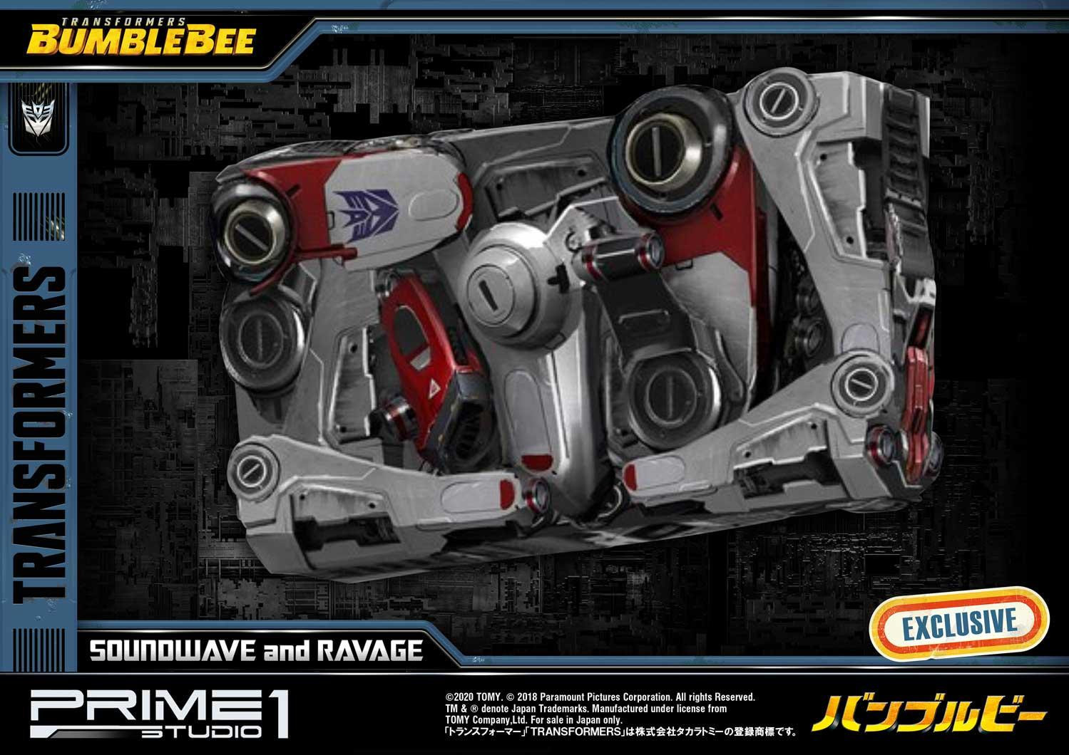 Bumblebee (2018) - Jaguar - Soundwave - Museum Masterline Series (MMTFM-27EX) - EX Version (Prime 1 Studio) photo 29