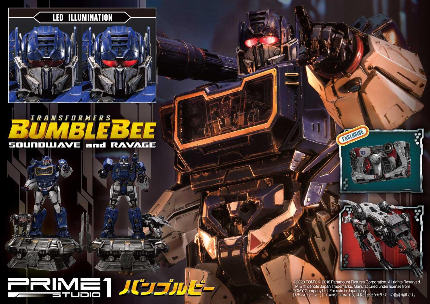 Bumblebee (2018) - Jaguar - Soundwave - Museum Masterline Series (MMTFM-27EX) - EX Version (Prime 1 Studio) photo 30