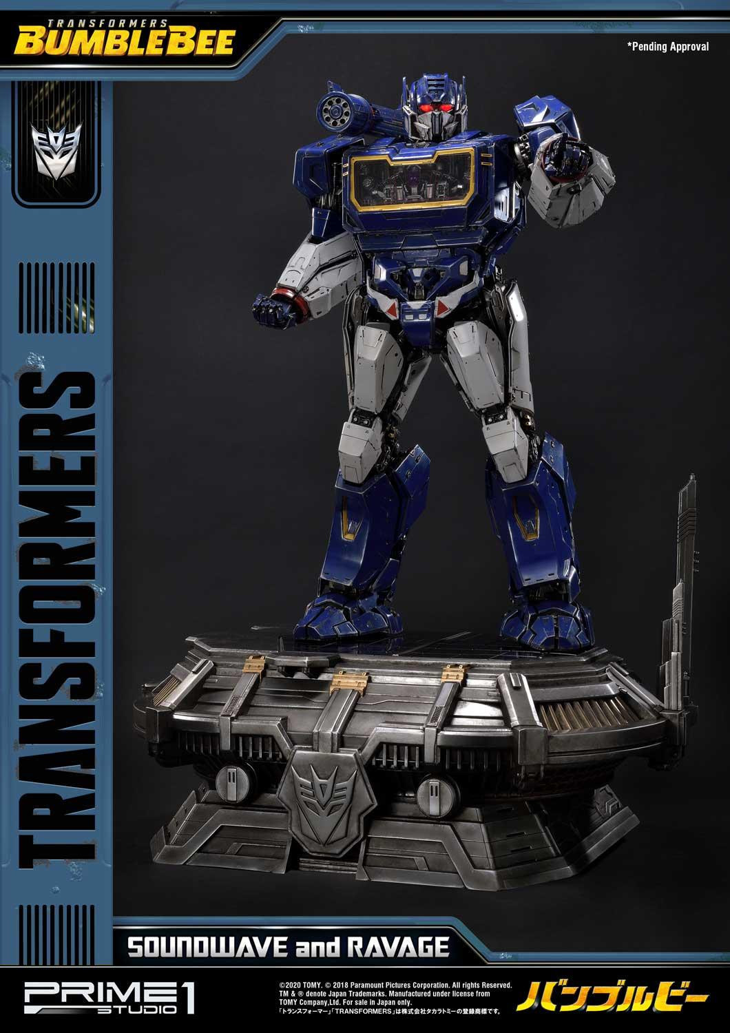 Bumblebee (2018) - Jaguar - Soundwave - Museum Masterline Series (MMTFM-27EX) - EX Version (Prime 1 Studio) photo 38