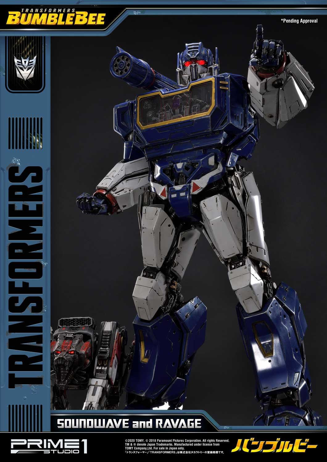 Bumblebee (2018) - Jaguar - Soundwave - Museum Masterline Series (MMTFM-27EX) - EX Version (Prime 1 Studio) photo 52