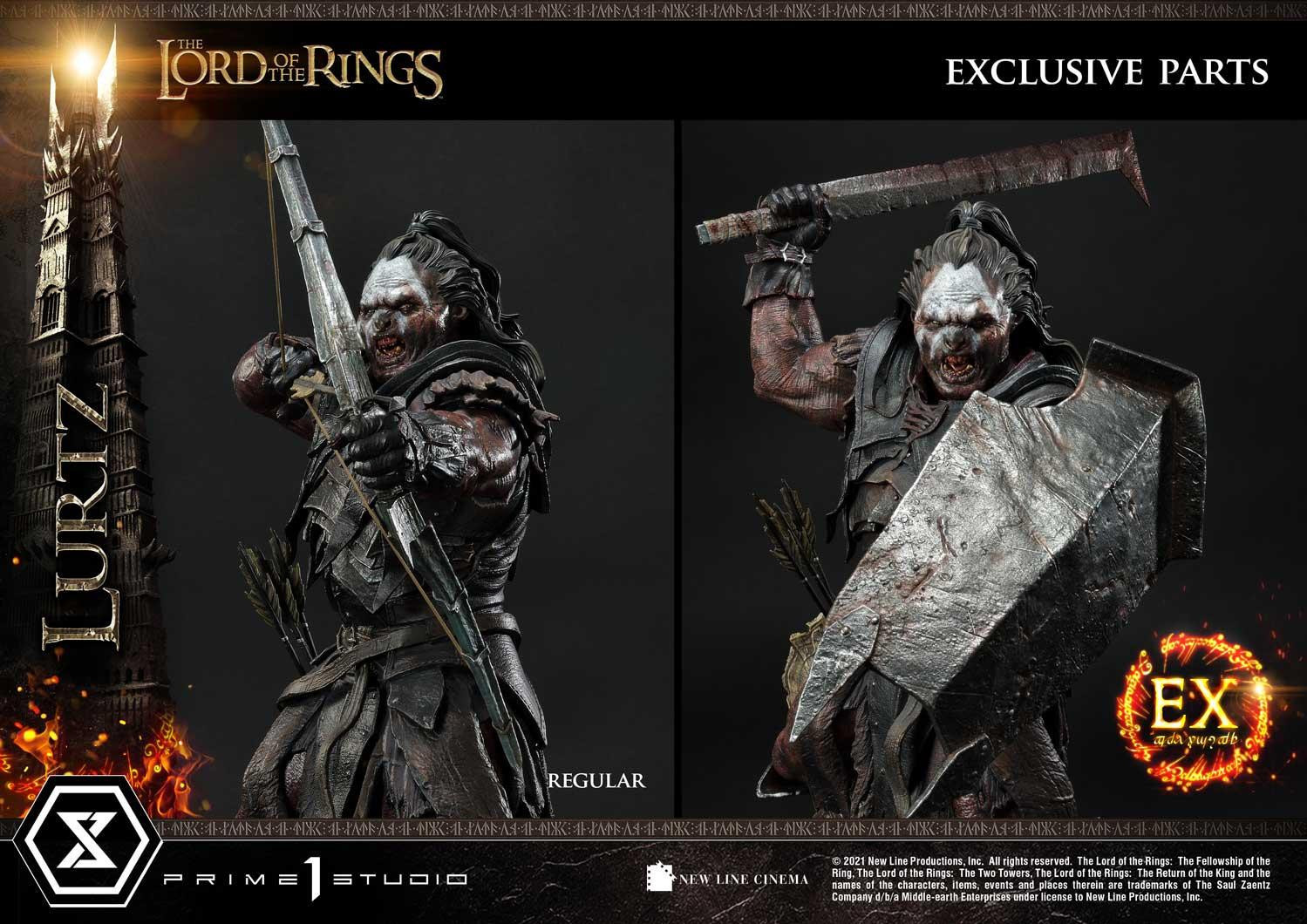 The Lord of the Rings: The Fellowship of the Ring - Lurtz - Premium Masterline  (PMLOTR-06EX) - 1/4 - EX Version (Prime 1 Studio) photo 15