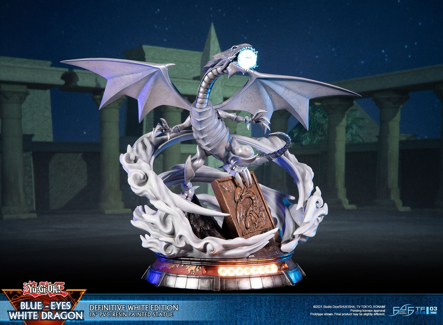 Yu-Gi-Oh! Duel Monsters - Blue-Eyes White Dragon - Definitive White Edition (First 4 Figures)