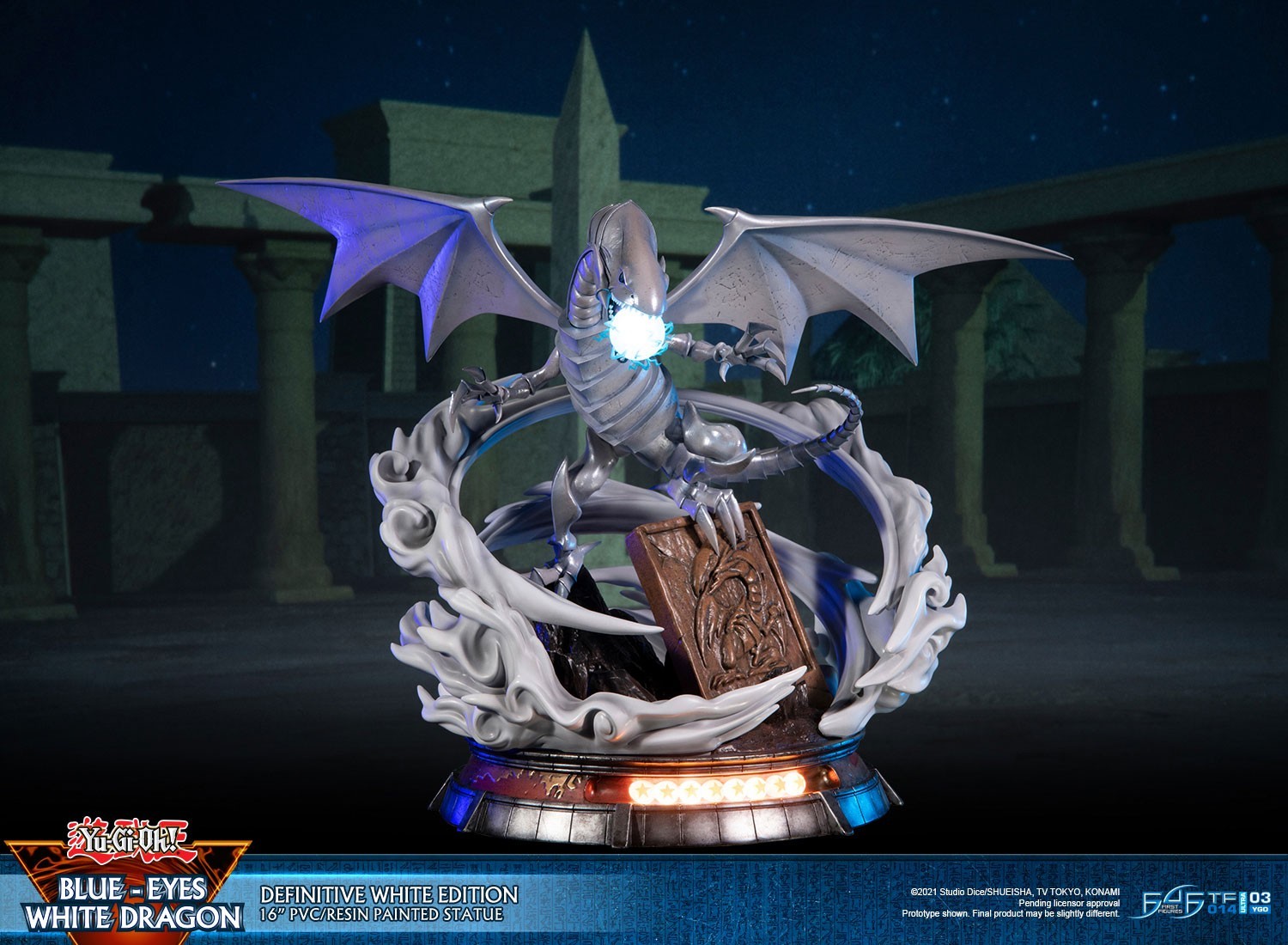 Yu-Gi-Oh! Duel Monsters - Blue-Eyes White Dragon - Definitive White Edition (First 4 Figures) photo 3
